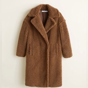 Mango Teddy Coat | Sz. Small